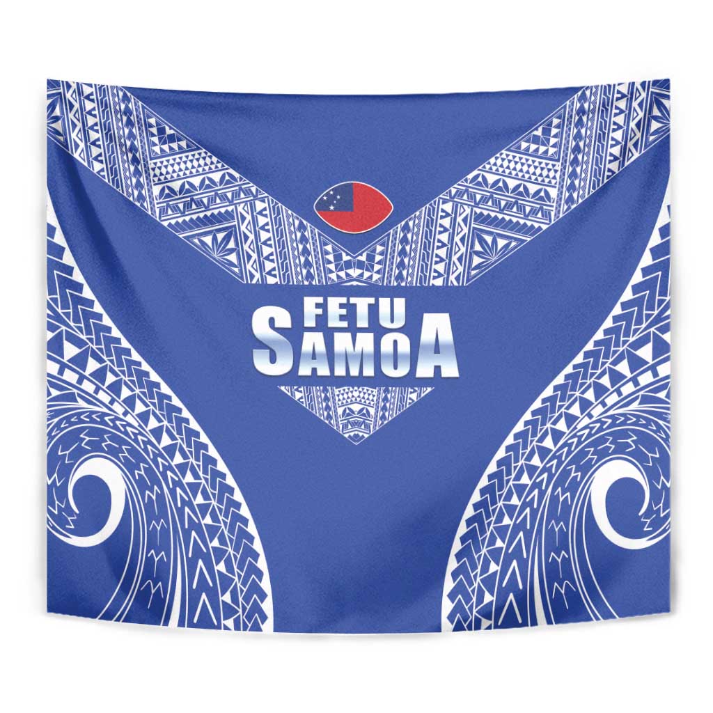 Fetu Samoa Rugby Tapestry Go Champions