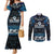 Micronesia FSM 691 Couples Matching Mermaid Dress and Long Sleeve Button Shirt Respect Culture