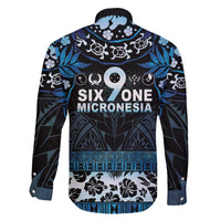 Micronesia FSM 691 Family Matching Off The Shoulder Long Sleeve Dress and Hawaiian Shirt Respect Culture LT05 - Polynesian Pride
