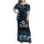 Micronesia FSM 691 Family Matching Off Shoulder Maxi Dress and Hawaiian Shirt Respect Culture