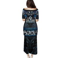 Micronesia FSM 691 Family Matching Puletasi and Hawaiian Shirt Respect Culture