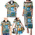 FSM Micronesia Culture Family Matching Puletasi and Hawaiian Shirt