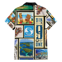 FSM Micronesia Culture Family Matching Puletasi and Hawaiian Shirt