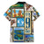 FSM Micronesia Culture Family Matching Puletasi and Hawaiian Shirt