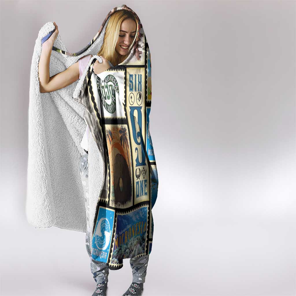 FSM Micronesia Culture Hooded Blanket