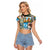 FSM Micronesia Culture Raglan Cropped T Shirt