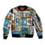FSM Micronesia Culture Sleeve Zip Bomber Jacket