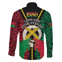 Vanuatu 45th Independence Day Family Matching Tank Maxi Dress and Hawaiian Shirt Long God Yumi Stanap Wild Boar LT05 - Polynesian Pride