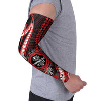 Personalized Hawaii Lahainaluna High School Arm Sleeves Tribal Tattoo With Hibiscus Flowers