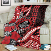 Hawaii Lahainaluna High School Blanket Tribal Tattoo With Hibiscus Flowers