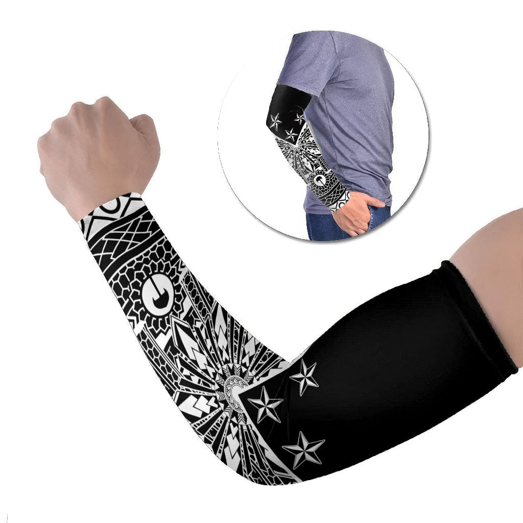 Black Philippines Sun Star Arm Sleeves Igorot Tribal Inspiration