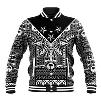 Black Philippines Sun Star Baseball Jacket Igorot Tribal Inspiration