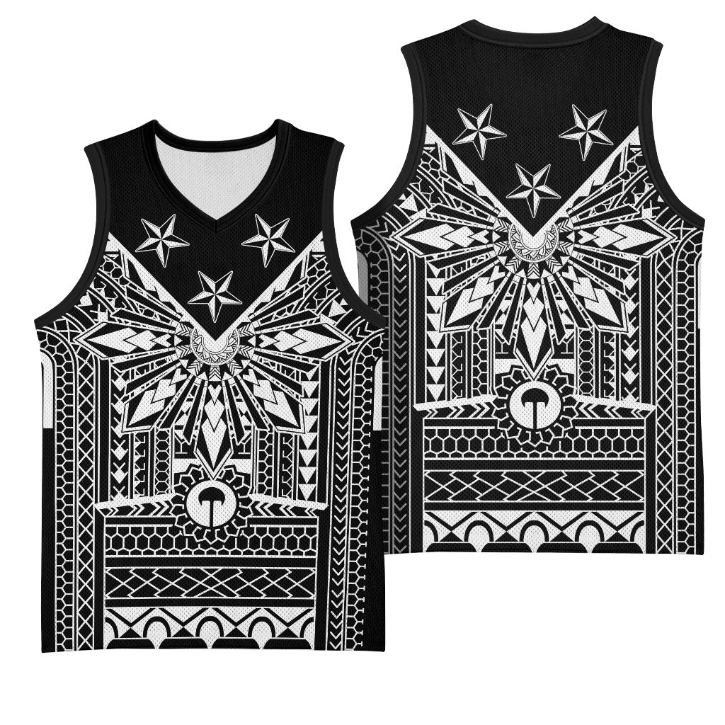Black Philippines Sun Star Basketball Jersey Igorot Tribal Inspiration