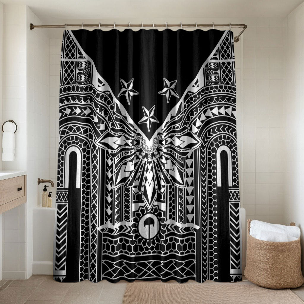 Black Philippines Sun Star Bathroom Set Igorot Tribal Inspiration