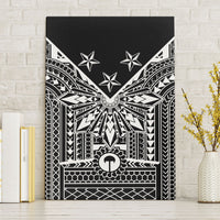Black Philippines Sun Star Canvas Wall Art Igorot Tribal Inspiration