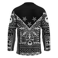 Black Philippines Sun Star Hockey Jersey Igorot Tribal Inspiration
