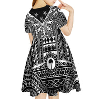 Black Philippines Sun Star Kid Short Sleeve Dress Igorot Tribal Inspiration