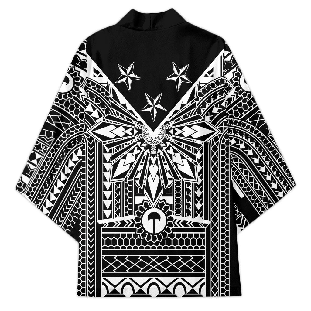 Black Philippines Sun Star Kimono Igorot Tribal Inspiration