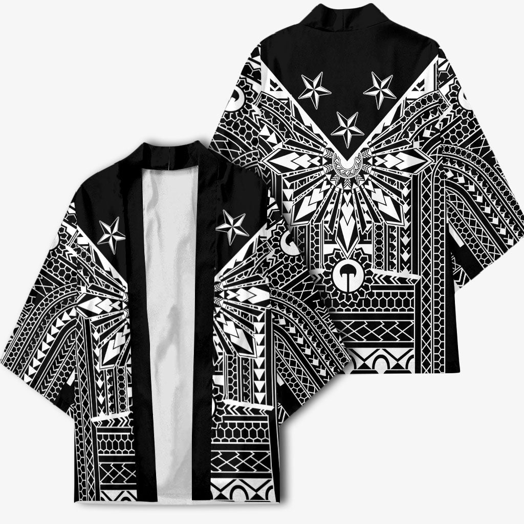 Black Philippines Sun Star Kimono Igorot Tribal Inspiration