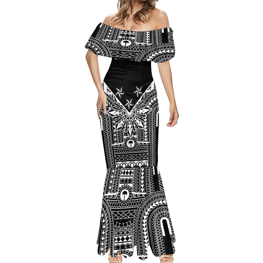 Black Philippines Sun Star Mermaid Dress Igorot Tribal Inspiration
