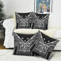 Black Philippines Sun Star Pillow Cover Igorot Tribal Inspiration