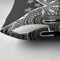 Black Philippines Sun Star Pillow Cover Igorot Tribal Inspiration