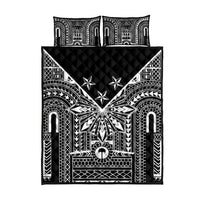 Black Philippines Sun Star Quilt Bed Set Igorot Tribal Inspiration
