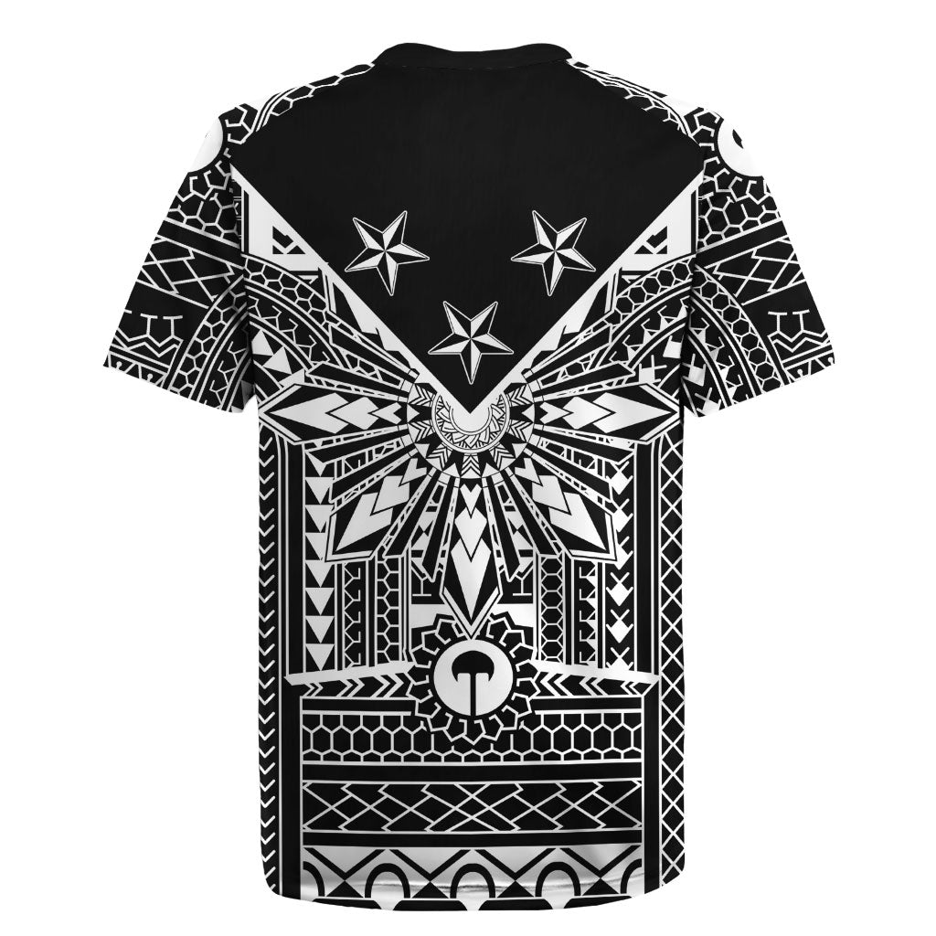 Black Philippines Sun Star Rugby Jersey Igorot Tribal Inspiration