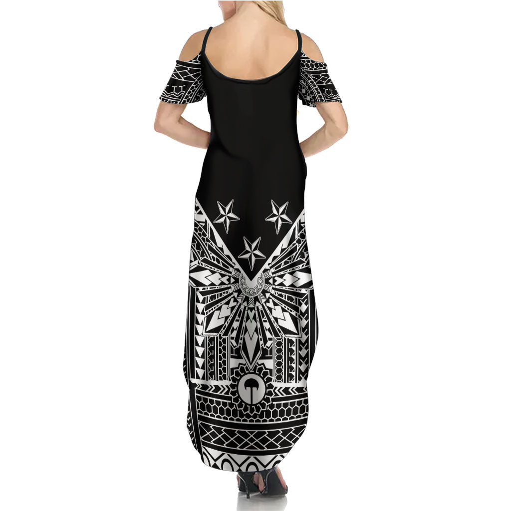 Black Philippines Sun Star Summer Maxi Dress Igorot Tribal Inspiration