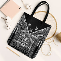 Black Philippines Sun Star Tote Bag Igorot Tribal Inspiration