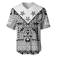 White Philippines Sun Star Baseball Jersey Igorot Tribal Inspiration