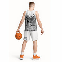 White Philippines Sun Star Basketball Jersey Igorot Tribal Inspiration