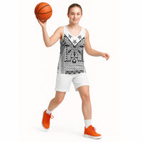 White Philippines Sun Star Basketball Jersey Igorot Tribal Inspiration