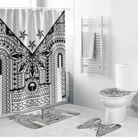White Philippines Sun Star Bathroom Set Igorot Tribal Inspiration