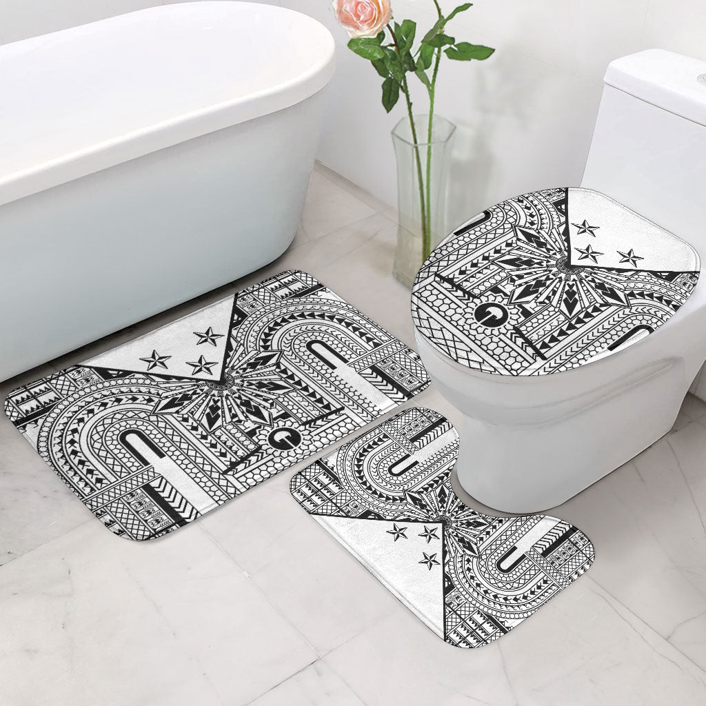 White Philippines Sun Star Bathroom Set Igorot Tribal Inspiration