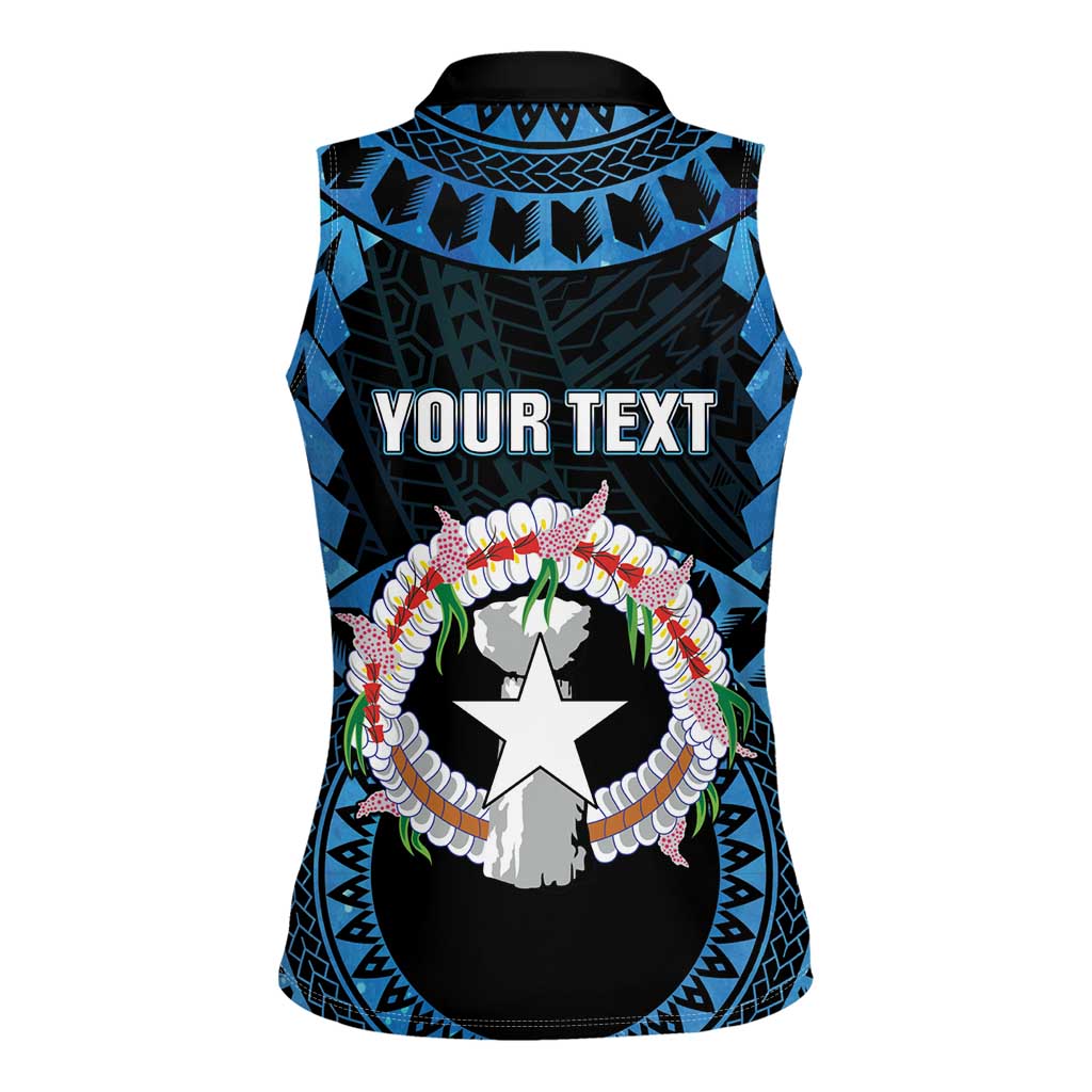 Personalized Northern Mariana Islands 78th Liberation Day Women Sleeveless Polo Shirt LT05 - Polynesian Pride