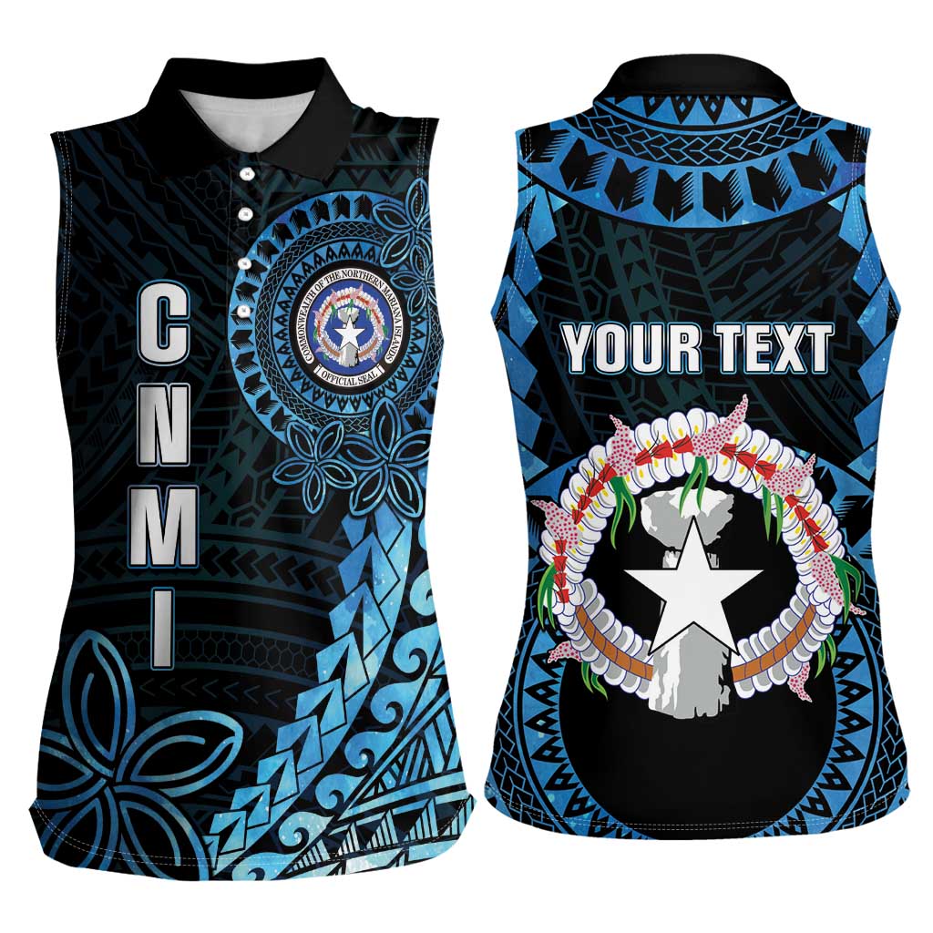 Personalized Northern Mariana Islands 78th Liberation Day Women Sleeveless Polo Shirt LT05 - Polynesian Pride