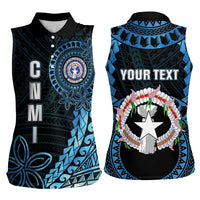 Personalized Northern Mariana Islands 78th Liberation Day Women Sleeveless Polo Shirt LT05 - Polynesian Pride