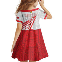Custom Tonga Rugby 2024 Pacific Family Matching Long Sleeve Bodycon Dress and Hawaiian Shirt Go Ikale Tahi LT05 - Polynesian Pride