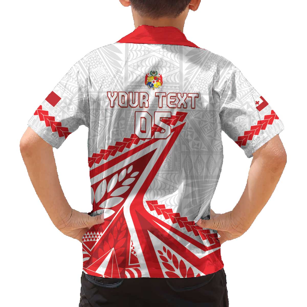 Custom Tonga Rugby 2024 Pacific Family Matching Off The Shoulder Long Sleeve Dress and Hawaiian Shirt Go Ikale Tahi LT05 - Polynesian Pride