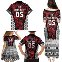 Custom Flying Fijians Rugby 2024 Pacific Family Matching Puletasi and Hawaiian Shirt Go Fiji LT05 - Polynesian Pride