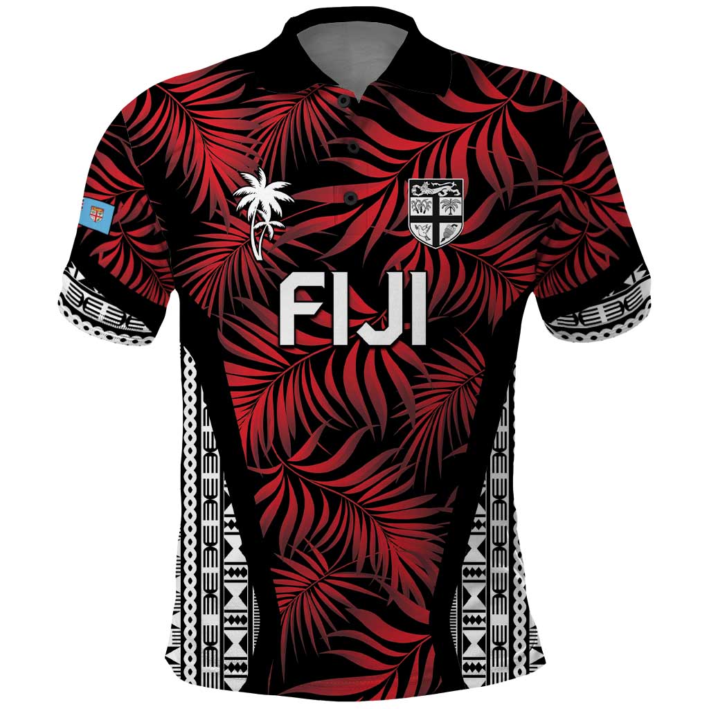 Custom Flying Fijians Rugby 2024 Pacific Polo Shirt Go Fiji LT05 Black - Polynesian Pride
