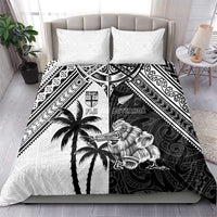 New Zealand And Fiji Rugby 2024 Bedding Set Maori Kiwi With Fijian Palm Tree LT05 - Polynesian Pride