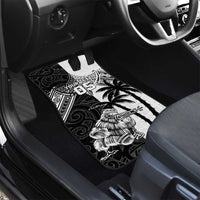 New Zealand And Fiji Rugby 2024 Car Mats Maori Kiwi With Fijian Palm Tree LT05 - Polynesian Pride