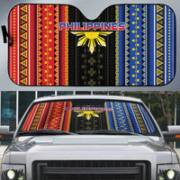Philippines Filipinos Auto Sun Shade Igorot Tribal Inspiration Pattern Style