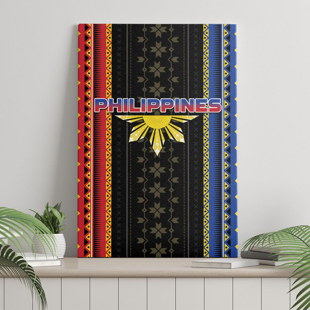 Philippines Filipinos Canvas Wall Art Igorot Tribal Inspiration Pattern Style