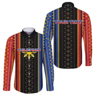 Personalised Philippines Filipinos Family Matching Tank Maxi Dress and Hawaiian Shirt Igorot Tribal Inspiration Pattern Style