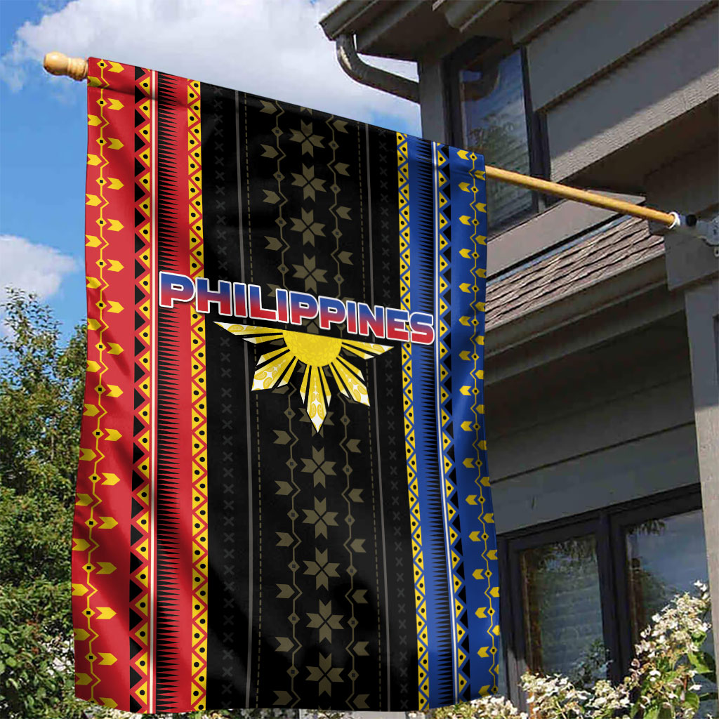 Philippines Filipinos Garden Flag Igorot Tribal Inspiration Pattern Style
