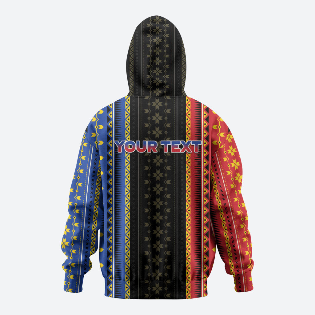 Personalised Philippines Filipinos Hoodie Igorot Tribal Inspiration Pattern Style