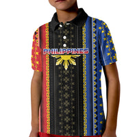 Personalised Philippines Filipinos Kid Polo Shirt Igorot Tribal Inspiration Pattern Style